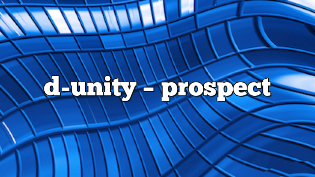 d-unity – Prospect
