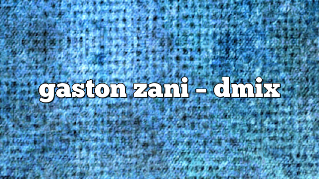 gaston zani – DMix