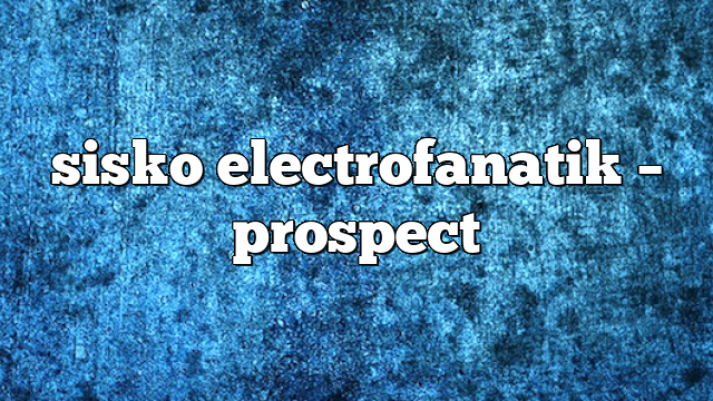 sisko electrofanatik – Prospect