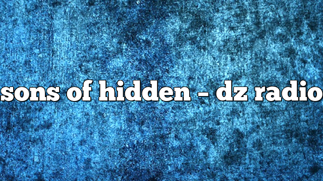 sons of hidden – DZ Radio