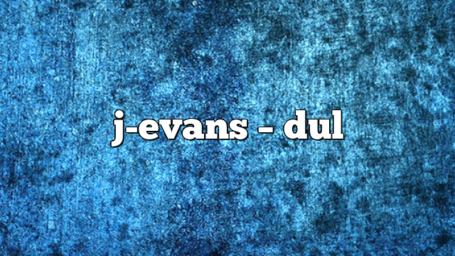 j-evans – DUL